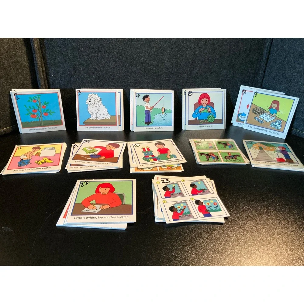 Smethport Story Sequencing Pocket Chart Card Set 125 Double-Sided Teaching 100%